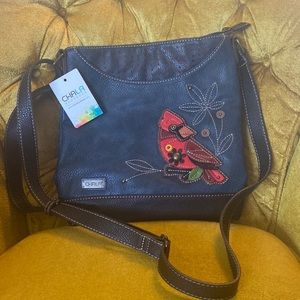 NWT CHALA Cardinal Messenger/ Crossbody bag